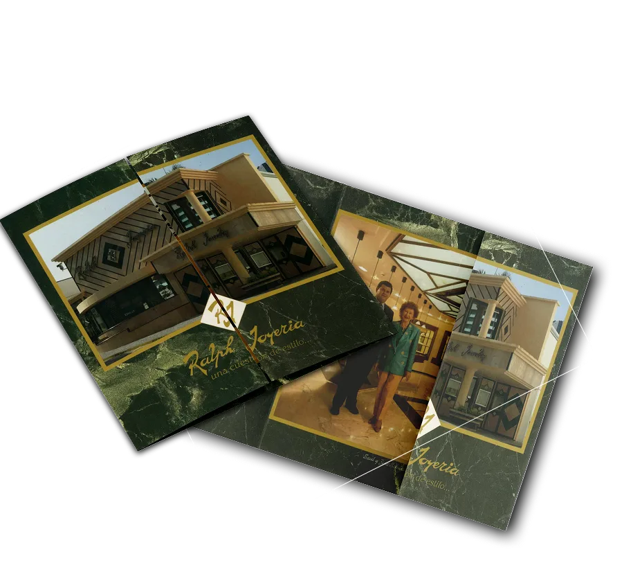Brochure histórico de Ralph Joyería, Ciudad de Panamá